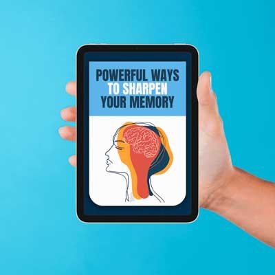 Powerful Ways to Sharpen Your Memory, free bonus eBook with CogniCare Pro