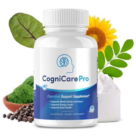 CogniCare Pro bottle, natural cognitive support supplement